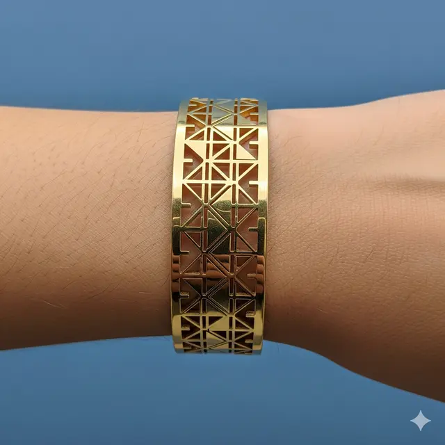 Model Gelang Emas 18 Karat 5 Gram untuk Simpanan. gemini