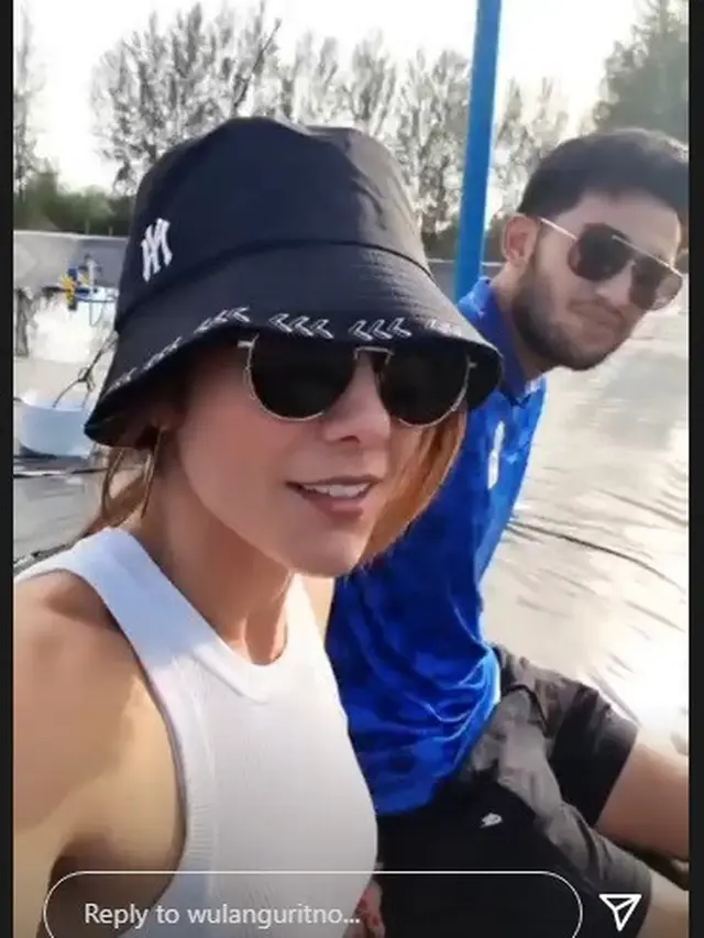 Wulan Guritno tengah berada di Aceh (Foto: Instagram @wulanguritno)