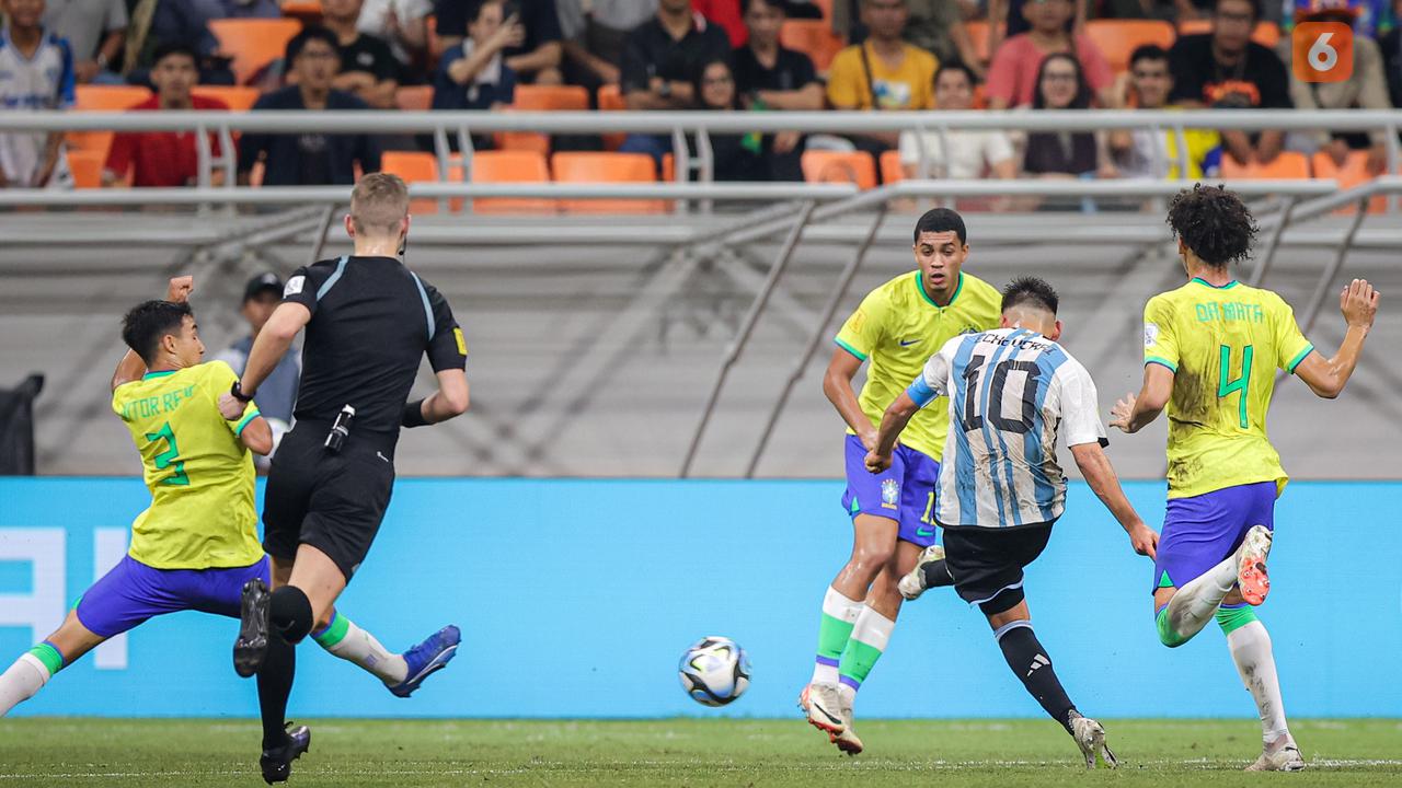Timnas Brasil U-17 vs Timnas Argentina U-17 Perempat Final Piala Dunia U-17 2023