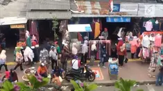 Setelah sempat bersih, kini PKL kembali memenuhi trotoar kawasan Tanah Abang.