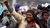 Demonstran di Ethiopia. (Reuters)