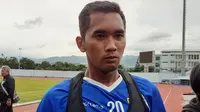 Penyerang anyar Persib Bandung, Beni Oktavianto. (Bola.com/Erwin Snaz)