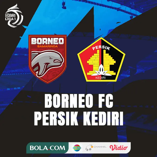 BRI Liga 1 - Borneo FC Vs Persik Kediri