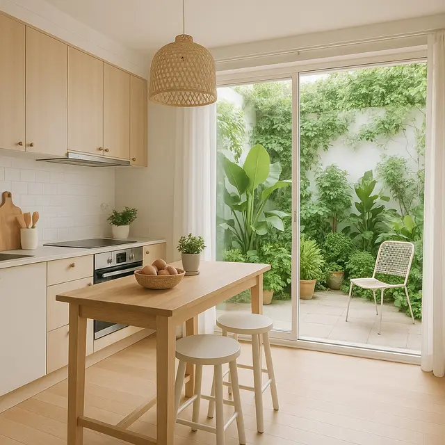 Model Dapur Open Space Menyatu Teras Belakang Rumah