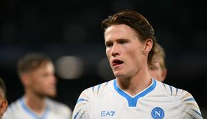 Gelandang Napoli, Scott McTominay. (Alberto PIZZOLI / AFP)