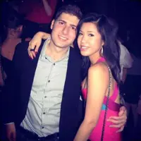 Elaine bersama dengan Saverin. | via: pulse.ng