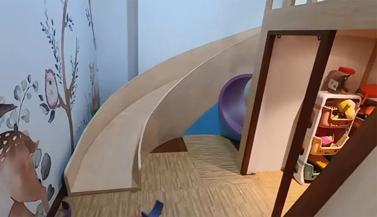 Rumah baru Syahnaz Sadiqah dan Jeje Govinda (Youtube/ Jeje & Nanas Channel)