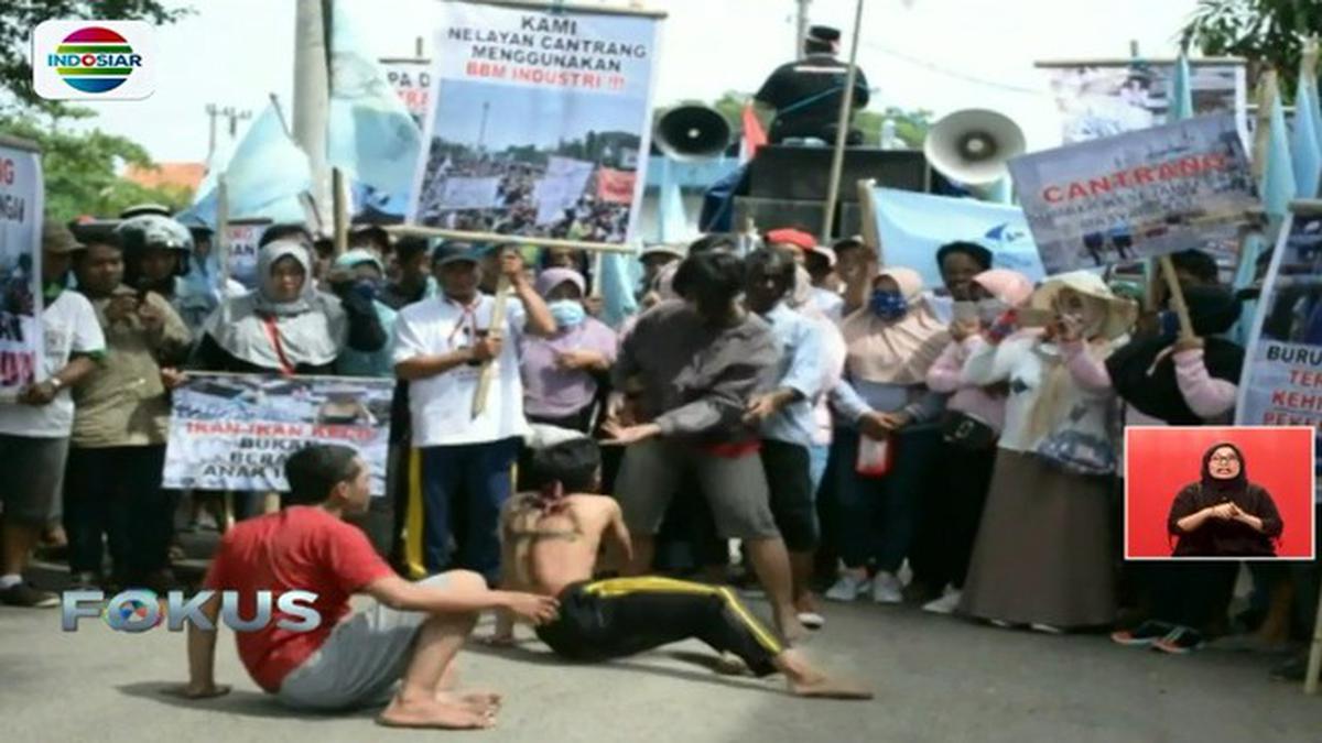 Protes Larangan Cantrang Nelayan Blokir Jalan Lingkar Utara Pantura News 