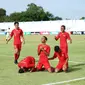 Marselino Ferdinan sejauh ini sudah menyumbang tiga gol dalam tiga laga Timnas Indonesia U-15 di Piala AFF 2019.