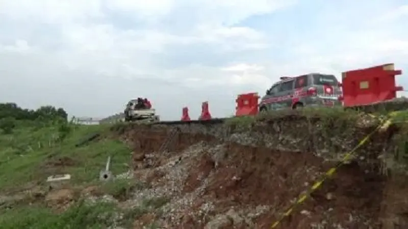 5 Titik Longsor di Tol Cipali Belum Diperbaiki