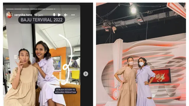 Veronika Krasnasari Buka Suara Usai Viral Dituding Kenakan Pakaian Sobek saat Pandu Acara TV. (instagram.com/veronika.twns)