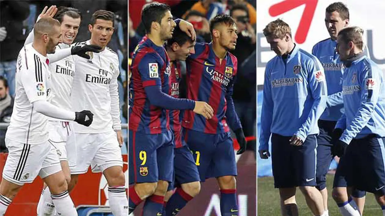Trio Striker Liga Spanyol
