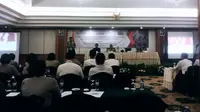 Polri dan Imparsial menggelar workshop bertema 'Peran Polri dalam Melindungi Kebebasan Beragama dan Berkeyakinan di Wilayah Hukum Polda Metro Jaya dan Polda Banten' di Hotel Sahid, Jakarta. (Liputan6.com/Devira Prastiwi)