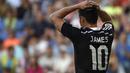 James Rodriguez, gelandang asal Kolombia ini yang kini memakai nomor 10 di Real Madrid. (AFP/Lluis Gene)