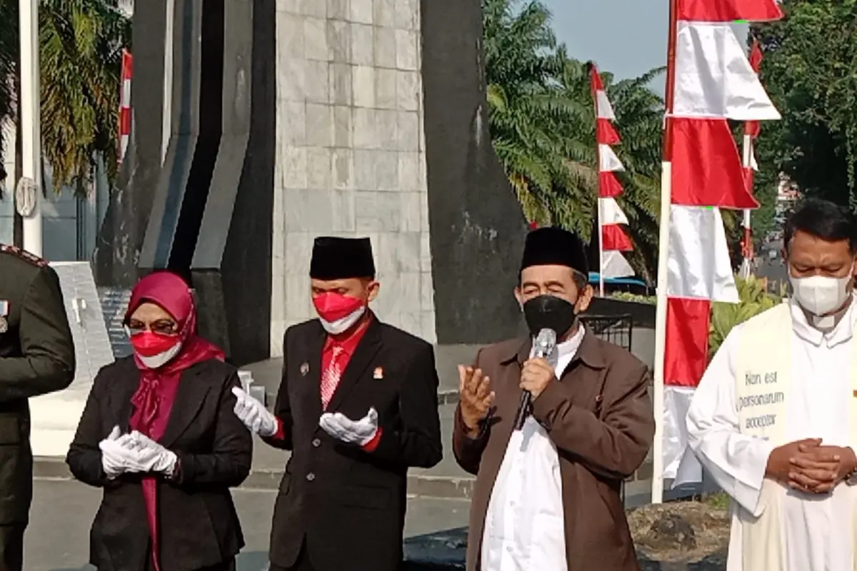 Doa Bersama Lintas Agama di Plaza Tugu Kujang Bogor