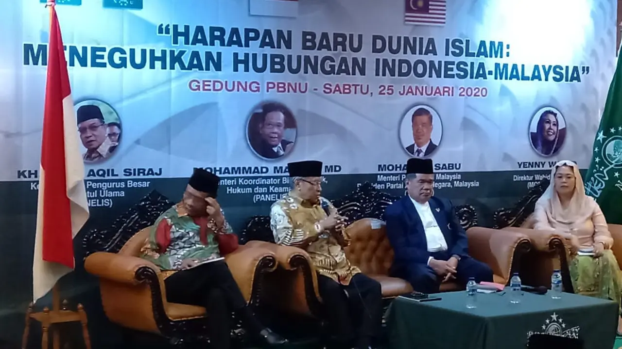 Menko Polhukam Mahfud MD bercerita tentang Amerika Serikat yang menawarkan kerja sama dengan Indonesia terkait masalah perairan Natuna
