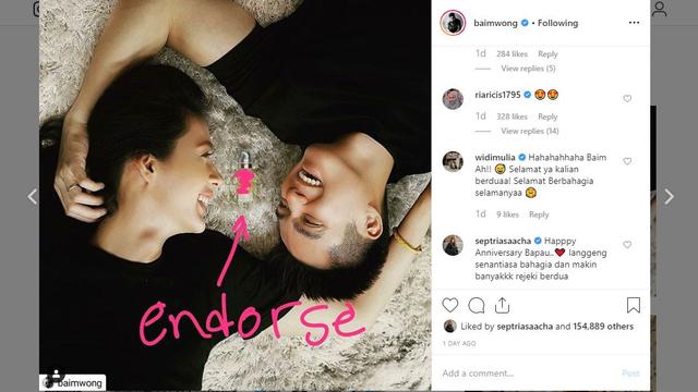 Baim Wong dan Paula Verhoeven