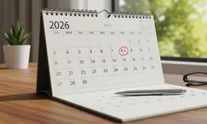 Ilustrasi kalender 2026. Foto: Gemini