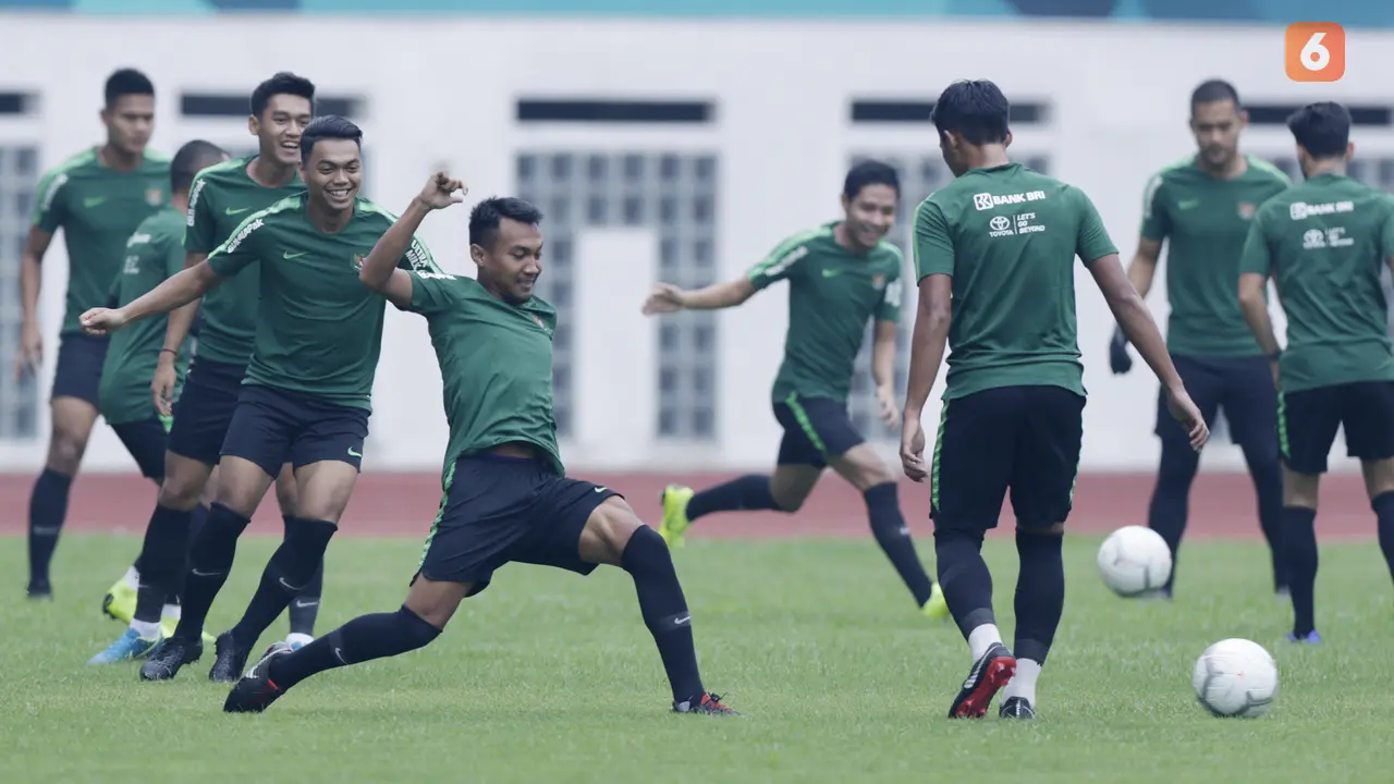Piala AFF 2018 : Latihan Timnas Indonesia