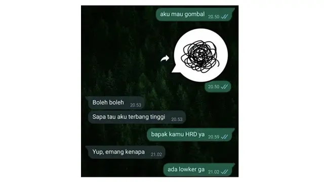 6 Chat Gombalan Tanya Pekerjaan Ayah Ini Ujungnya Tak Sesuai Harapan