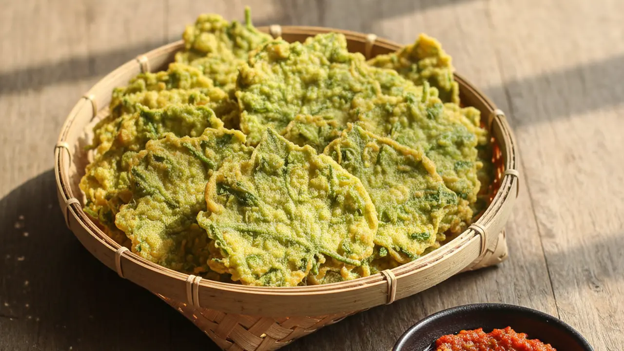 Cara Membuat Keripik Daun Ubi Jalar Renyah. AI