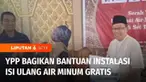 YPP SCTV-Indosiar menyerahkan bantuan instalasi isi ulang air minum secara gratis kepada warga Palembang, Sumatra Selatan. Bantuan tersebut diberikan sekaligus bersama pembagian set top box.