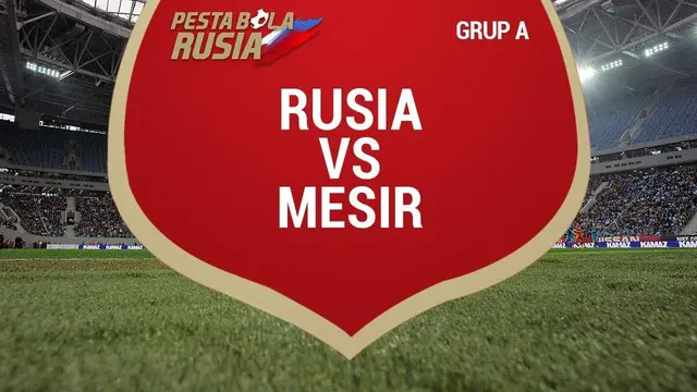 Berita video data dan statistik singkat terkait laga Rusia kontra Mesir di Grup A Piala Dunia 2018, Rabu (20/6/2018) dini hari WIB.