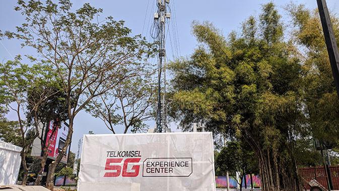 BTS 5G di Telkomsel 5G Experience Center. Liputan6.com/Jeko I.R.