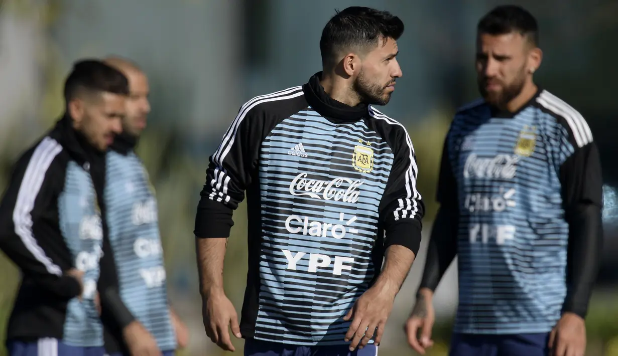 FOTO: Lionel Messi Mulai Latihan bersama Timnas Argentina