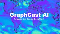 Alat Kecerdasan Buatan AI Prediksi Cuaca GraphCast AI ditenagai Google DeepMind. (Liputan6.com/Labib Fairuz)