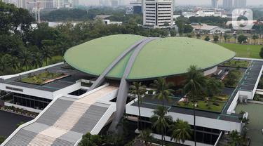 FOTO: DPR Anggarkan Rp 4,5 M untuk Pengecatan Dome Gedung Kura-Kura