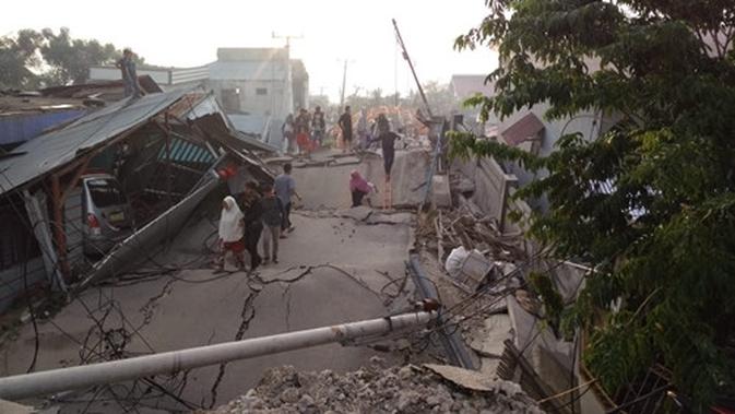 potret terkini Palu-Donggala usai gempa (foto: Twitter/@bagjasatiya)