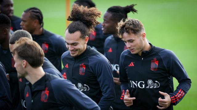 Latihan Belgia Jelang vs Austria di Kualifikasi Euro 2024