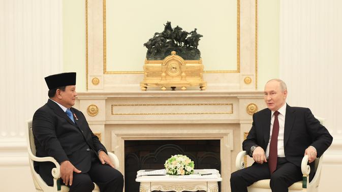 Pertemuan Empat Mata Prabowo dan Putin, Bahas Hal Penting untuk Indonesia