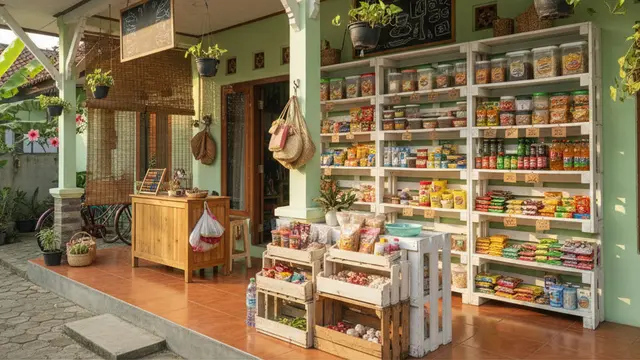 7 Desain Warung Sembako Minim Budget tapi Tetap Rapi dan Menarik, Cocok untuk Usaha Rumahan di 2025