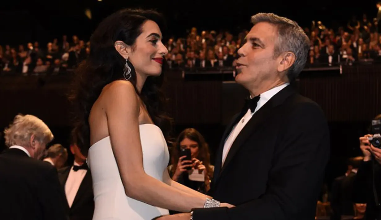 Di awal masa pernikahan mereka, George Clooney merasa beruntung ketika menikah dengan Amal Alamuddin. Ia merasa kehidupannya banyak mengalami perubahan, terutama soal pola pikir. (AFP/Bintang.com)