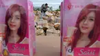 Fotografer saat meliput penghancuran 60 ton kosmetik palsu di Phnom Penh, Kamboja (3/10). Pada bulan Mei, pihak berwenang Kamboja menyita 68 ton produk kosmetik palsu yang dibuat di negara-negara seperti Jepang dan Korsel. (AFP Photo/Tang Chhin Sothy)