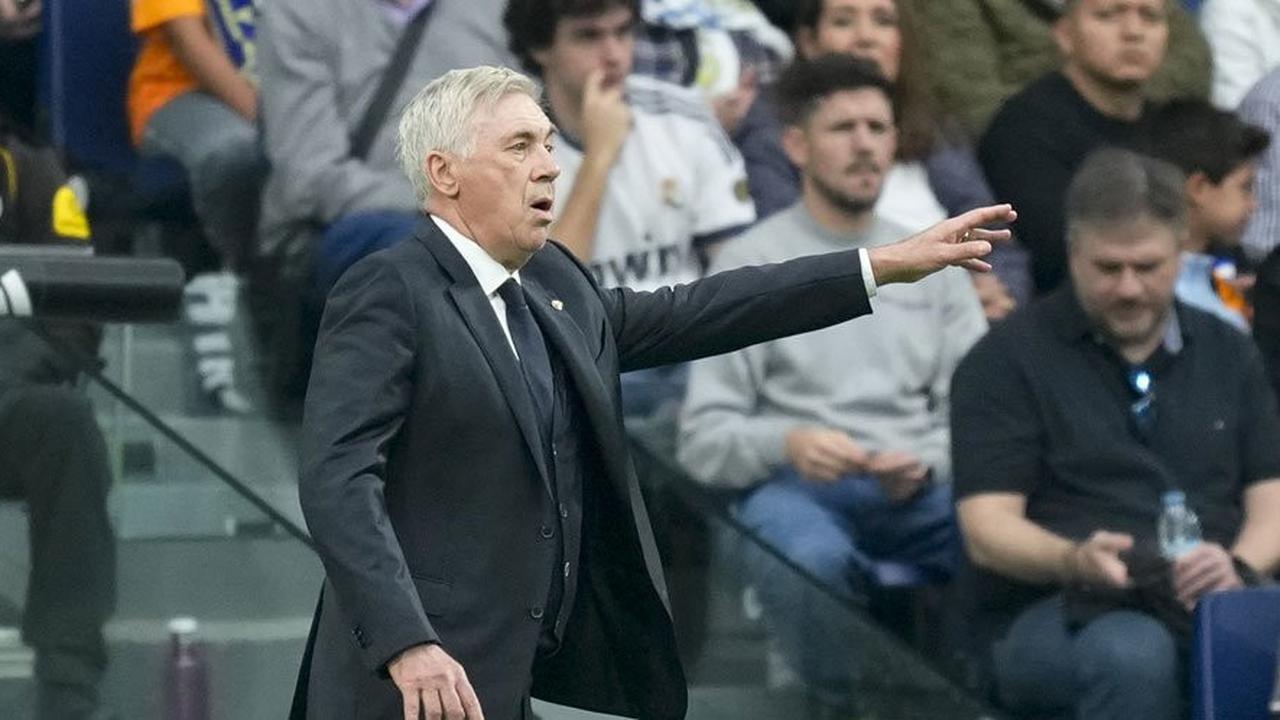 Pelatih Real Madrid, Carlo Ancelotti (c) AP Photo/Jose Breton