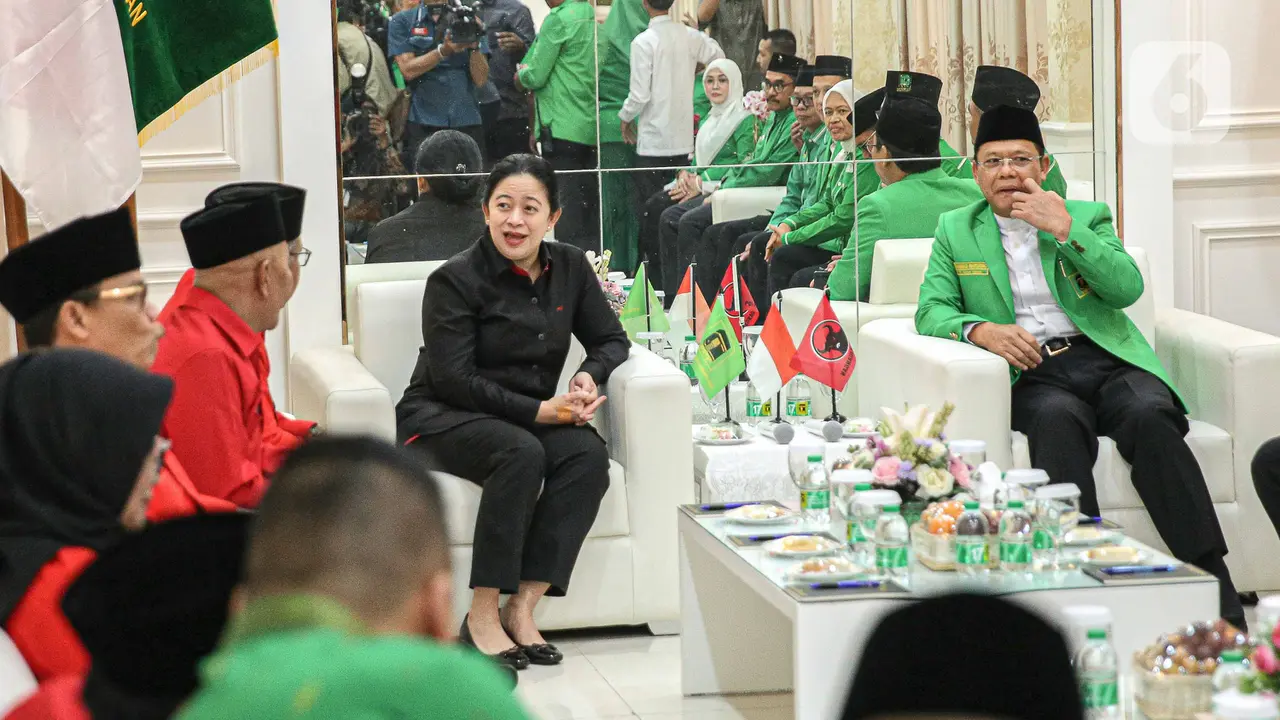 Puan Maharani Bertemu Mardiono Bahas Ganjar Pranowo