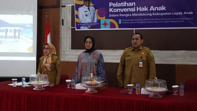 DP3AP2KB Gelar Pelatihan Konvensi Hak Anak untuk Mendukung Kabupaten Layak Anak