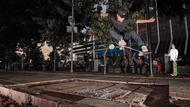 Gregorius Aldwin Atlet Skateboard Surabaya (sumber: instagram/@gregoriusaldwin1)