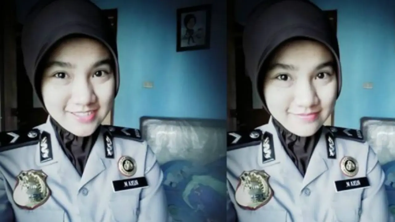Kenalkan Bripda Rizka, Polwan Cantik Penghafal Alquran