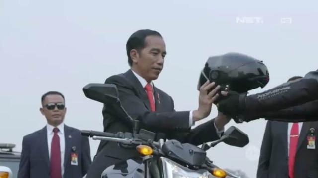 Aksi dramatis Jokowi di Pembukaan Asian Games 2018