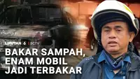 Bakar Sampah, Enam Mobil Jadi Terbakar