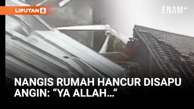 Angin Kencang Terjang Sidoarjo, 102 Rumah Rusak!