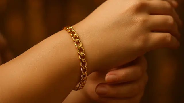 Model Gelang Emas 2 Gram untuk Tangan Berisi