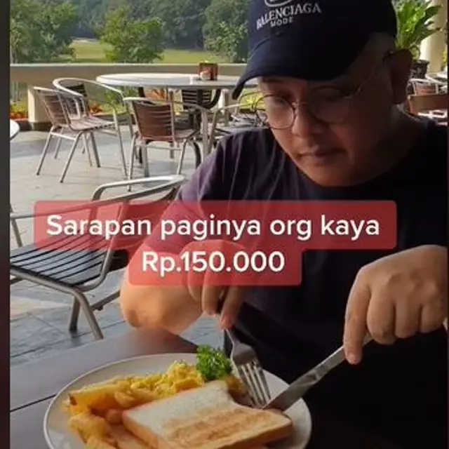 Pria Pamer Sarapan Mahal Malah Balik Dicibir Warganet