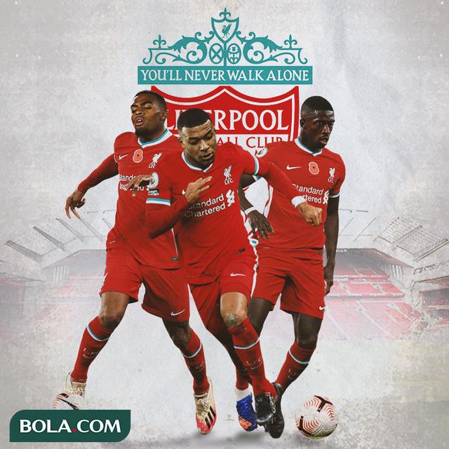 Liverpool - Ryan Gravenberch, Klian Mbappe, Ousmane Dembele