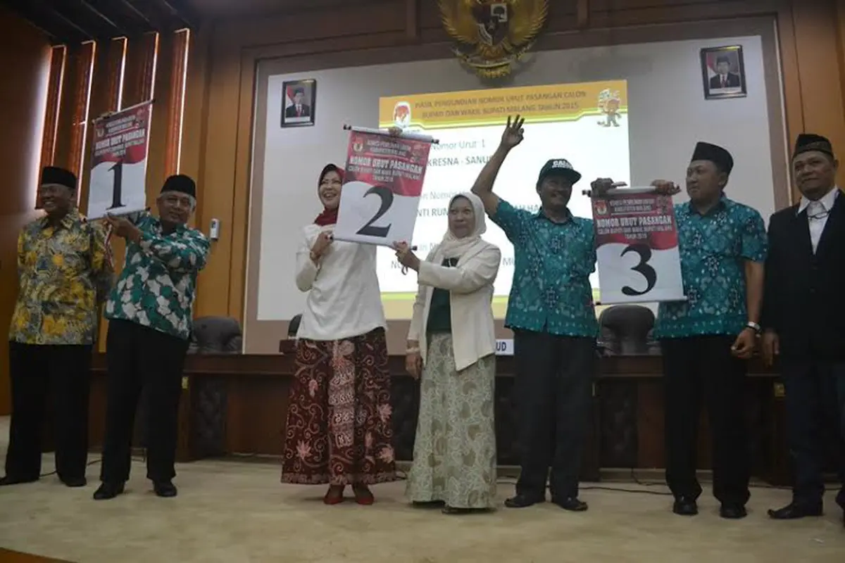 20150826-Pilkada Malang-Penundian Nomor Urut-Malang