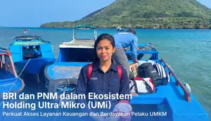 Kisah Vio Menyeberang Laut hingga Jalan Kaki Demi Jangkau Nasabah Ultra Mikro di Banda Neira